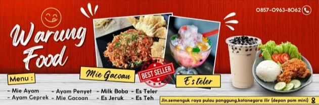 Spanduk Warung